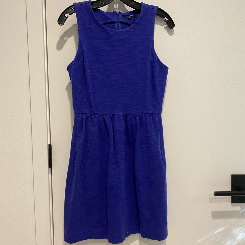 Sleeveless cotton madewell dress with pockets
